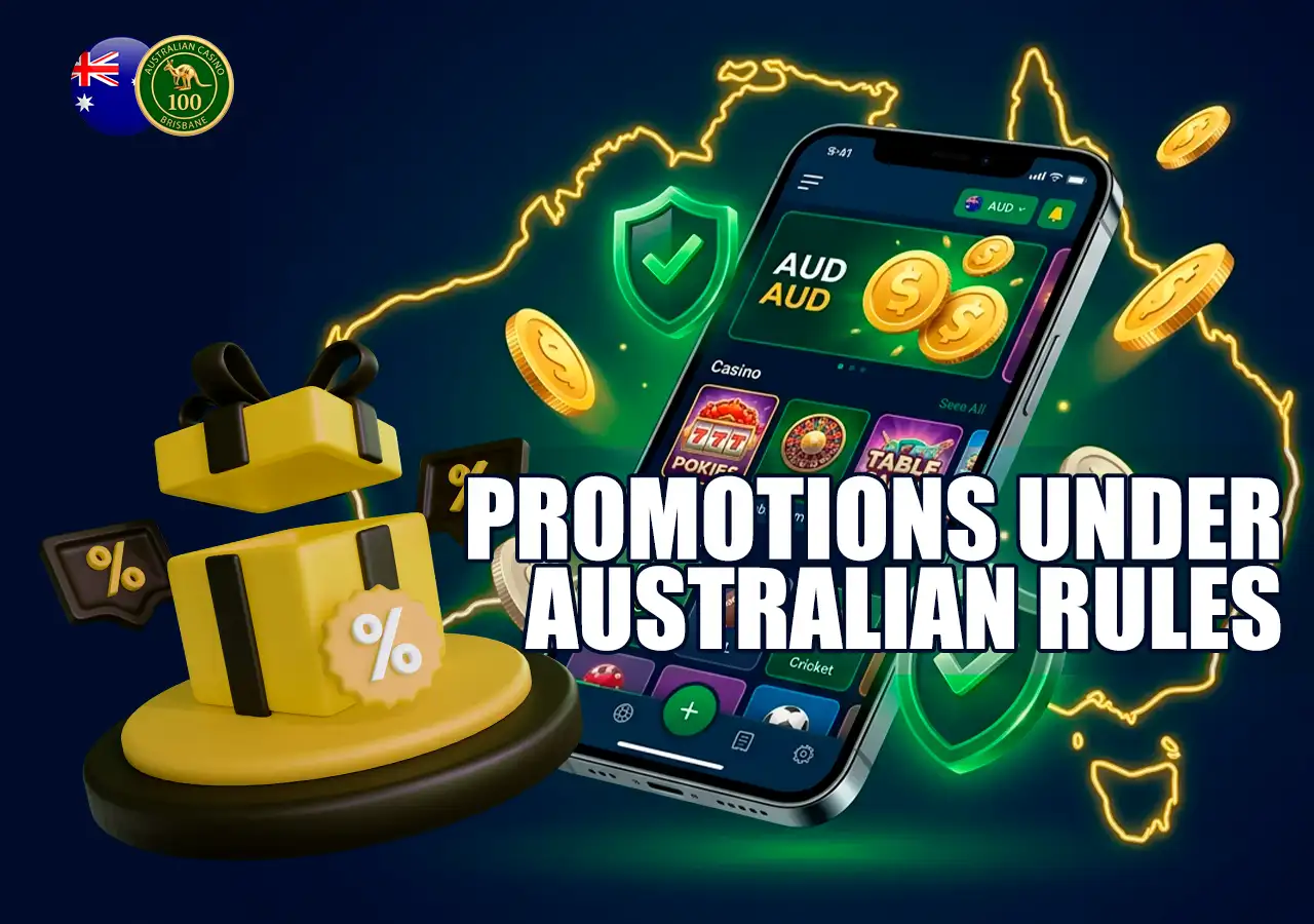 Australian gambling bonus restrictions diagram showing clear terms and conditions